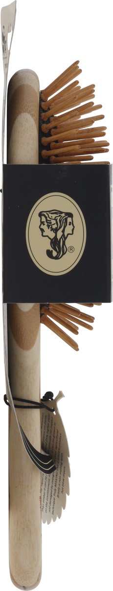 slide 2 of 12, Bass Brushes Small Oval Style Bamboo Handle Hair Brush, Bamboo Pin, 1 ct