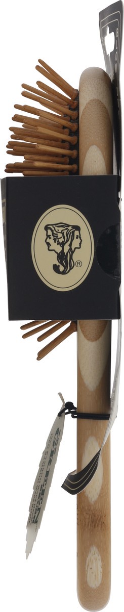 slide 12 of 12, Bass Brushes Small Oval Style Bamboo Handle Hair Brush, Bamboo Pin, 1 ct