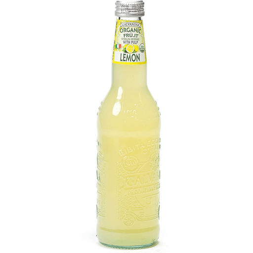 slide 1 of 1, Galvanina Organic Lemon Fruit Beverage with Pulp, 12 fl oz