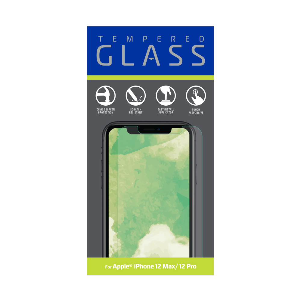 slide 1 of 1, Zgear Tempered Glass Iphone 12 MaxPro Screen Protector, 1 ct