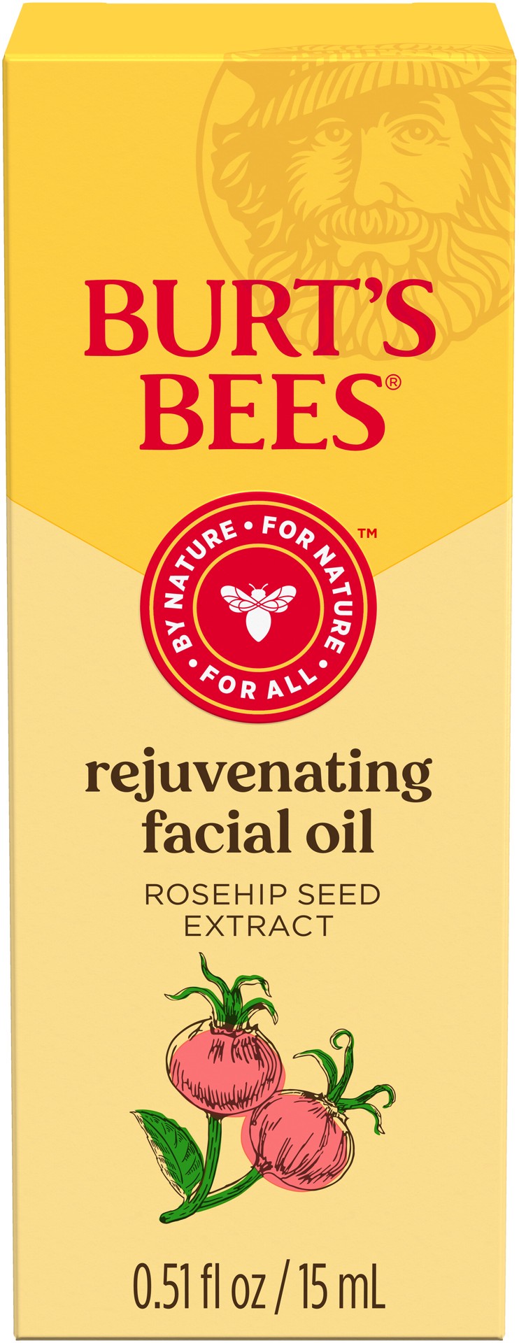 slide 1 of 1, Burt''s Bees with Rosehip Seed Extract Face Oil 0.51 fl oz, 0.51 fl oz