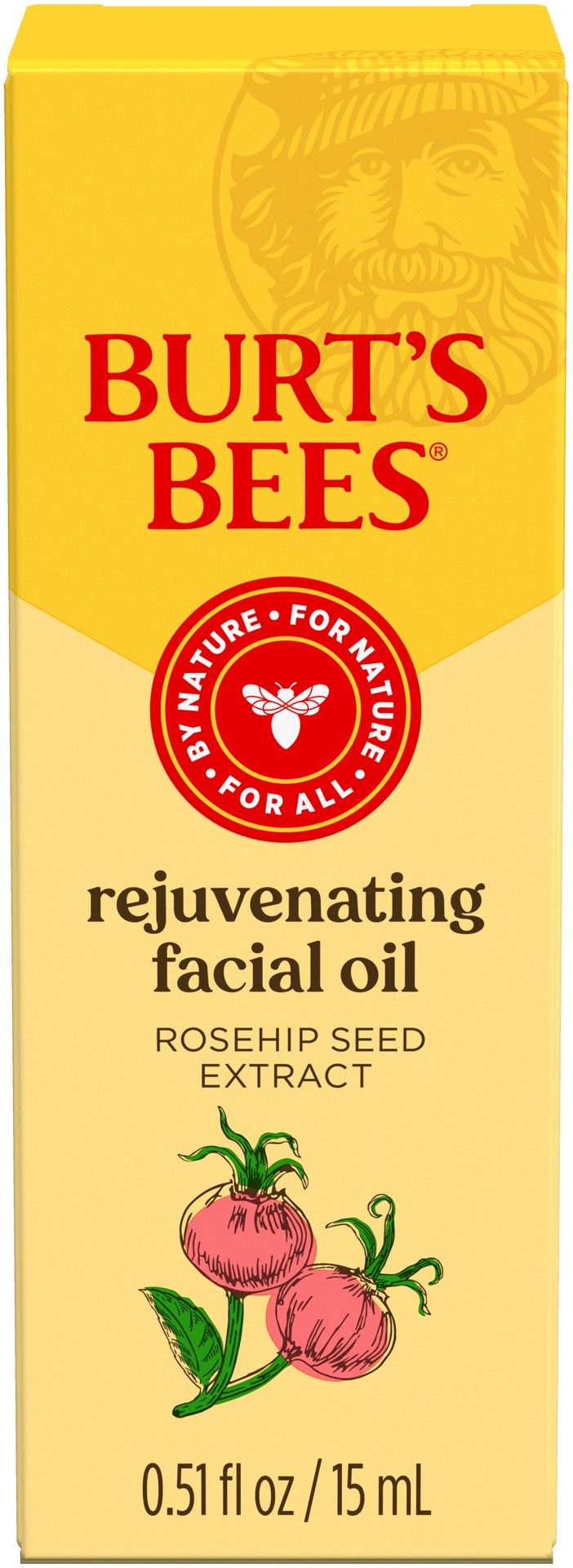 slide 1 of 1, Burt's Bees with Rosehip Seed Extract Face Oil 0.51 fl oz, 0.51 fl oz