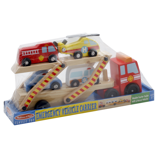 slide 1 of 1, Melissa & Doug Emergency Vehicle Carrier - Ea, 1 ct
