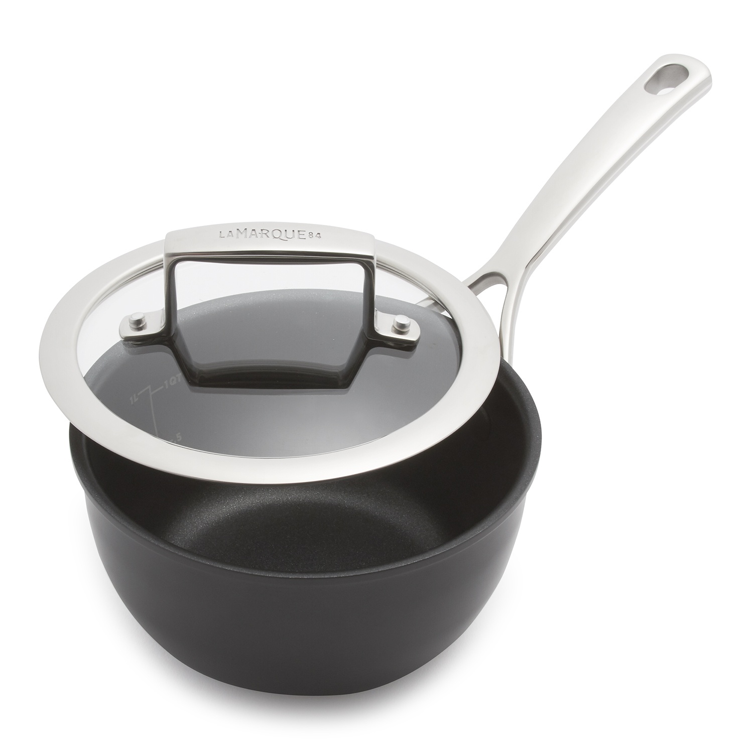 slide 1 of 1, La Marque 84 Nonstick Saucepan, 1 ct