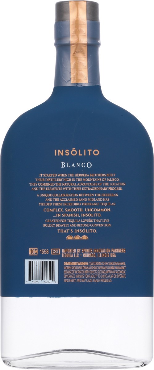 slide 7 of 9, Insolito Tequila Anejo, 750 ml