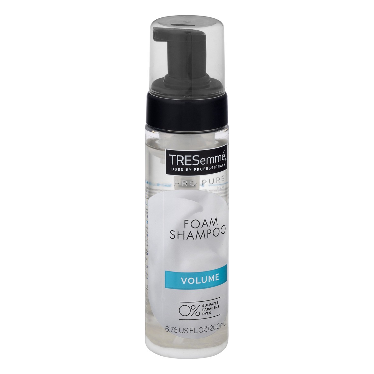 slide 3 of 4, TRESemmé Pro Pure Foam Shampoo Volume, 6.76 oz, 6.76 oz