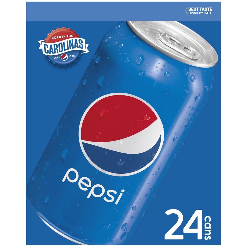 slide 4 of 4, Pepsi Soda Cola 12 Fl Oz, 24 Count, 24 ct