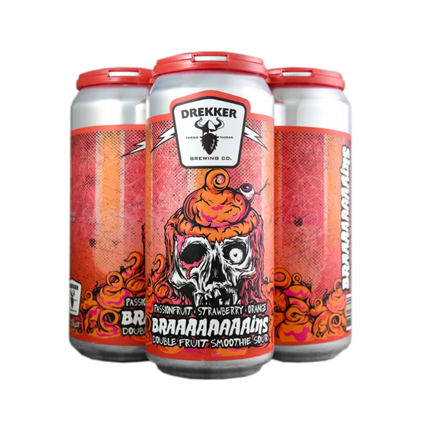 slide 1 of 1, Drekker Brains Series 16Oz 4Pk Can, 4 ct; 16 oz