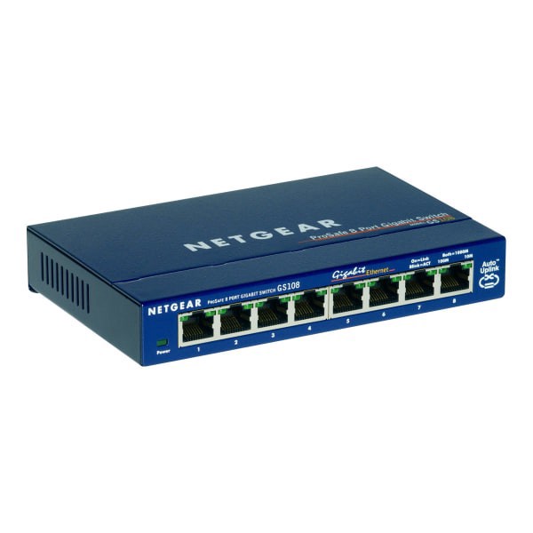 slide 3 of 3, NETGEAR Prosafe 8-Port Gigabit Desktop Switch, 1 ct
