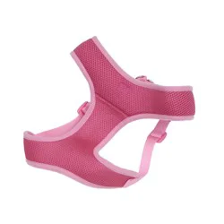 Comfort Soft Wrap Adjustable Dog Harness, Pink Bright, XXX-Small - 3/8" x 11"-13" | Under 5 lb