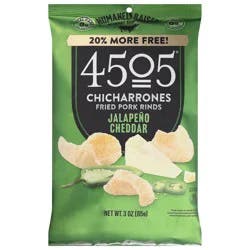 4505 Meats Jalapeno Cheddar Chicharrones 3 oz