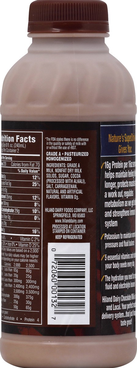 slide 6 of 8, Hiland Dairy Pint Choc Premium, 16 fl oz