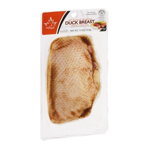 slide 1 of 3, Maple Leaf All Natural Honey Orange Duck Breast, 7.5 oz