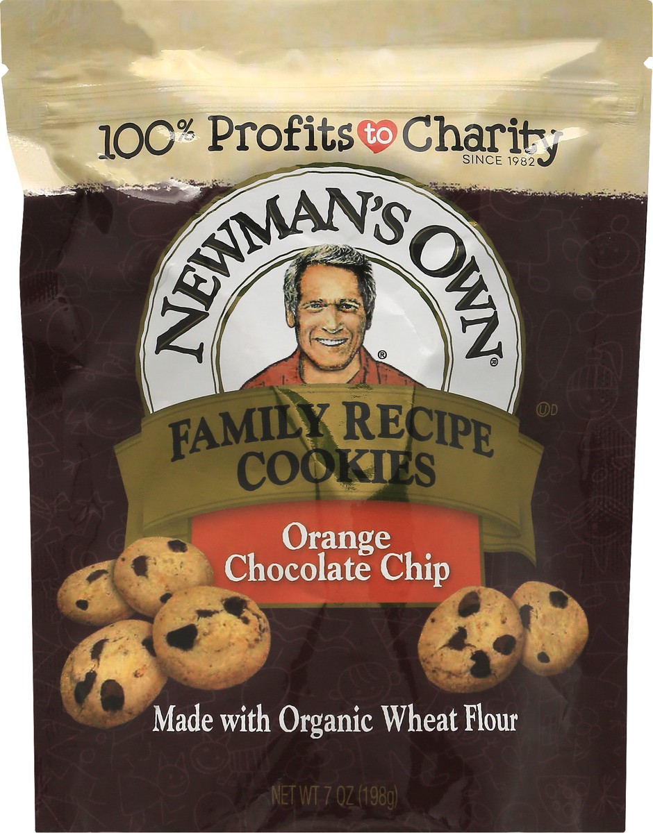 slide 1 of 13, Newman's Own Family Recipe Orange Chocolate Chip Cookies 7 oz, 7 oz