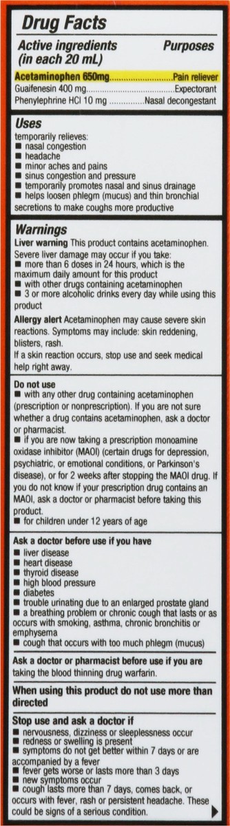 slide 13 of 13, Tukol Headache and Congestion Sinus 6 fl oz, 6 oz