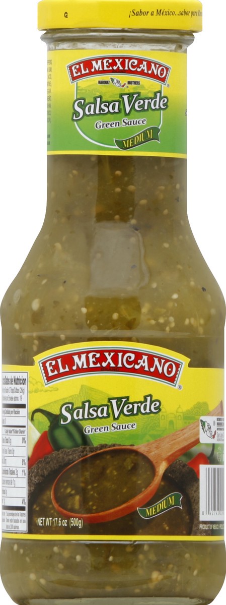 slide 2 of 2, El Mexicano Salsa Verde 17.6 oz, 17.6 oz