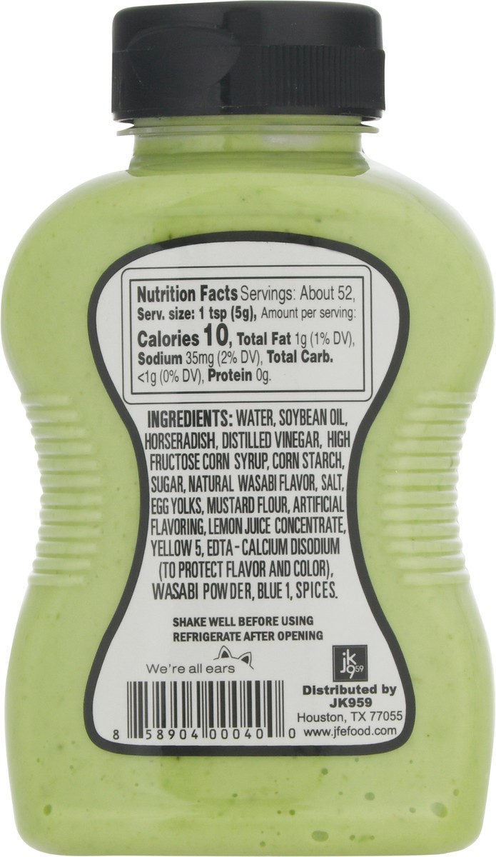 slide 8 of 9, Snowfox Wasabi Sauce, 9.25 oz