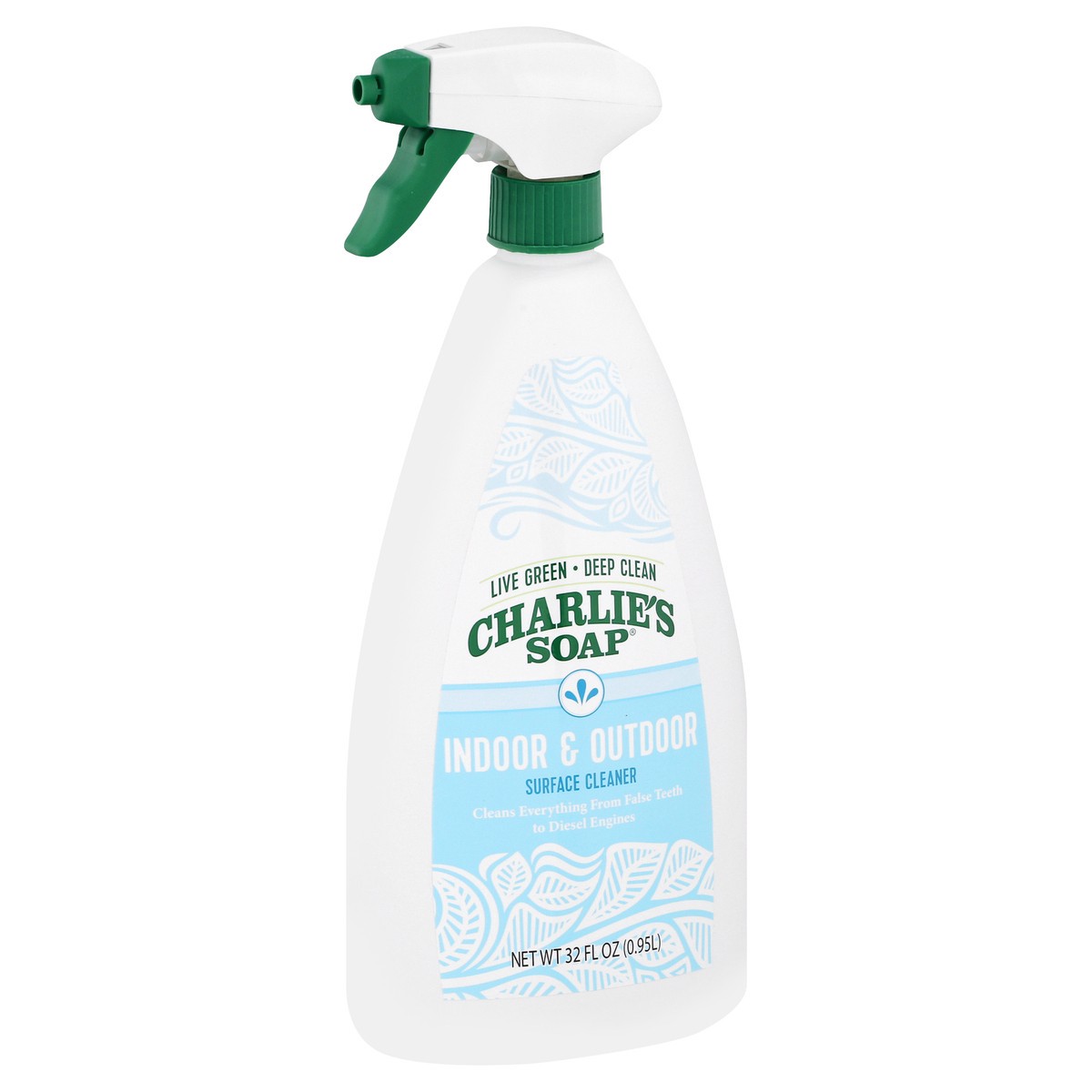slide 5 of 8, Charlie's Soap Indoor & Outdoor Surface Cleaner 32 oz, 32 oz