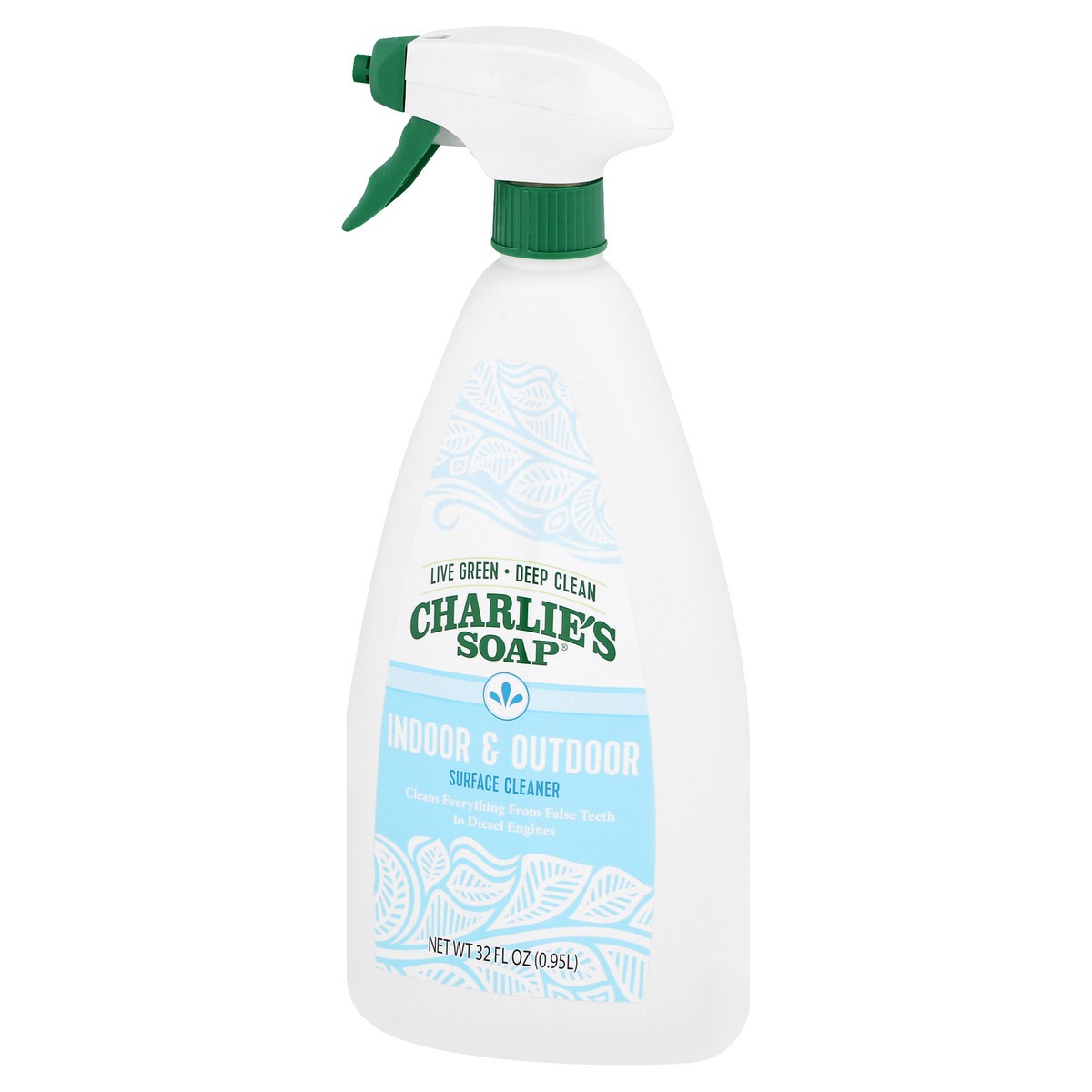 slide 4 of 8, Charlie's Soap Indoor & Outdoor Surface Cleaner 32 oz, 32 oz