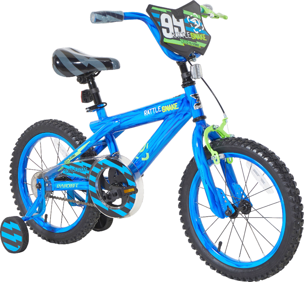 slide 1 of 1, Dynacraft Kids' Rattlesnake Bike - Blue, 16 in