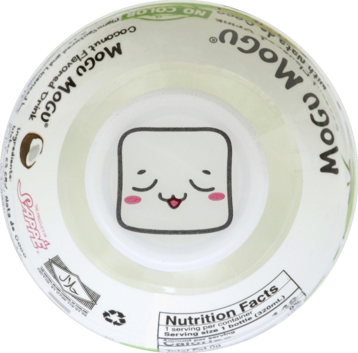 slide 2 of 7, Mogu Mogu Coconut Flavored Drink with Nata de Coco 10.82 fl oz, 1 ct