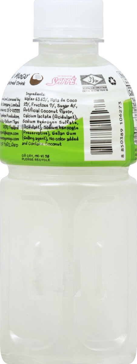 slide 7 of 7, Mogu Mogu Coconut Flavored Drink with Nata de Coco 10.82 fl oz, 1 ct