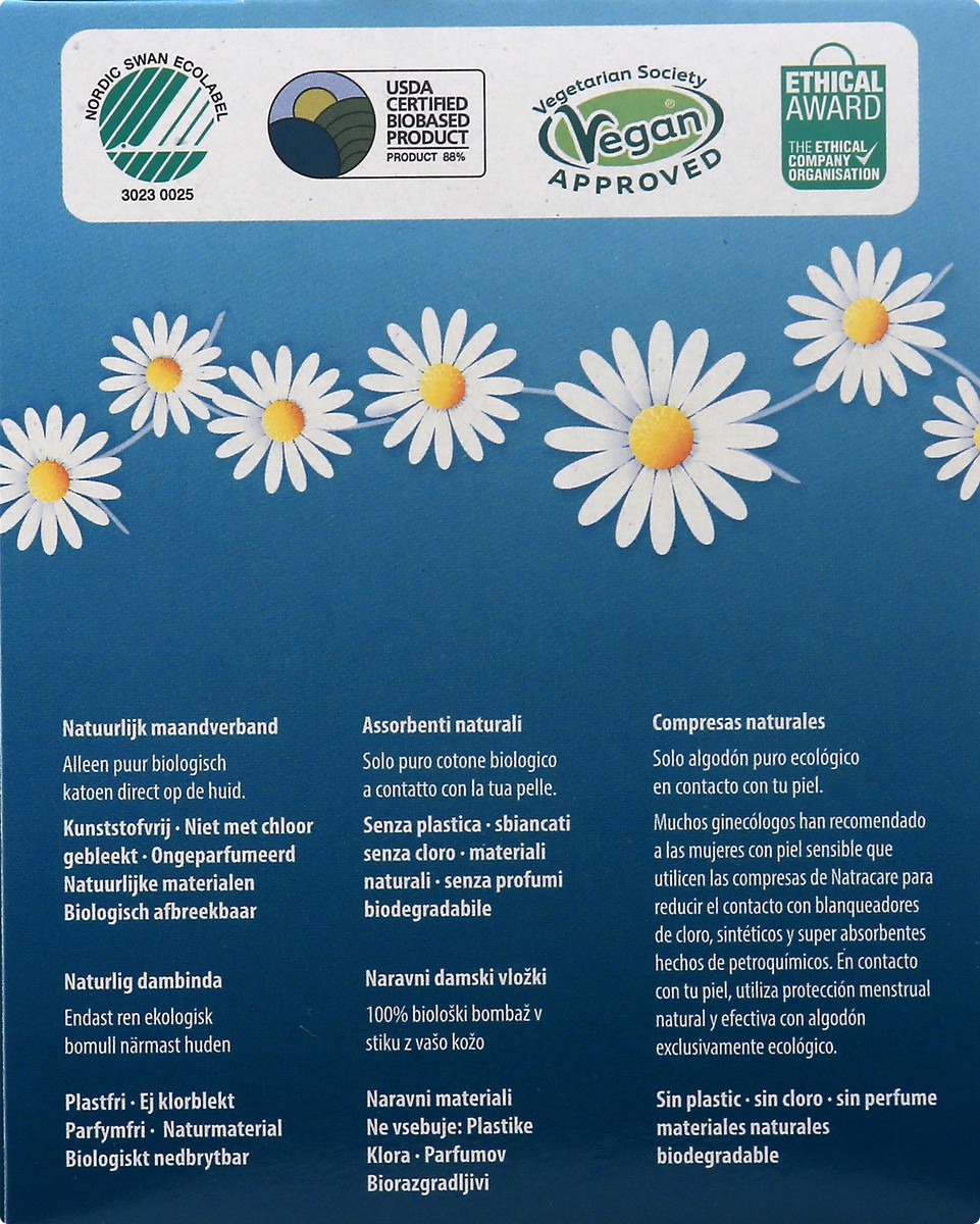 slide 5 of 10, Natracare Pads 12 ea, 12 ct