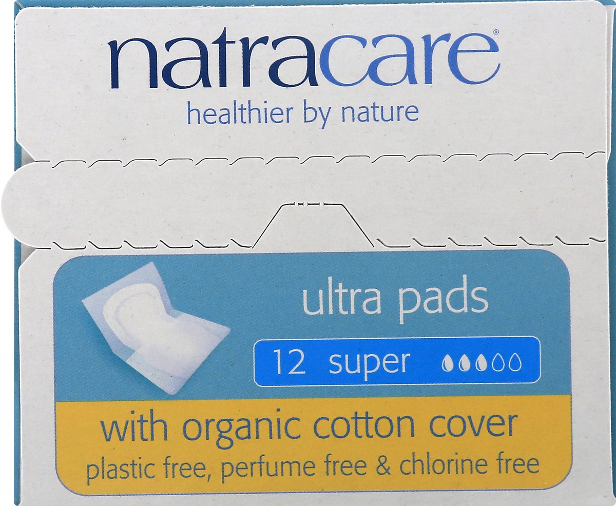 slide 8 of 10, Natracare Pads 12 ea, 12 ct