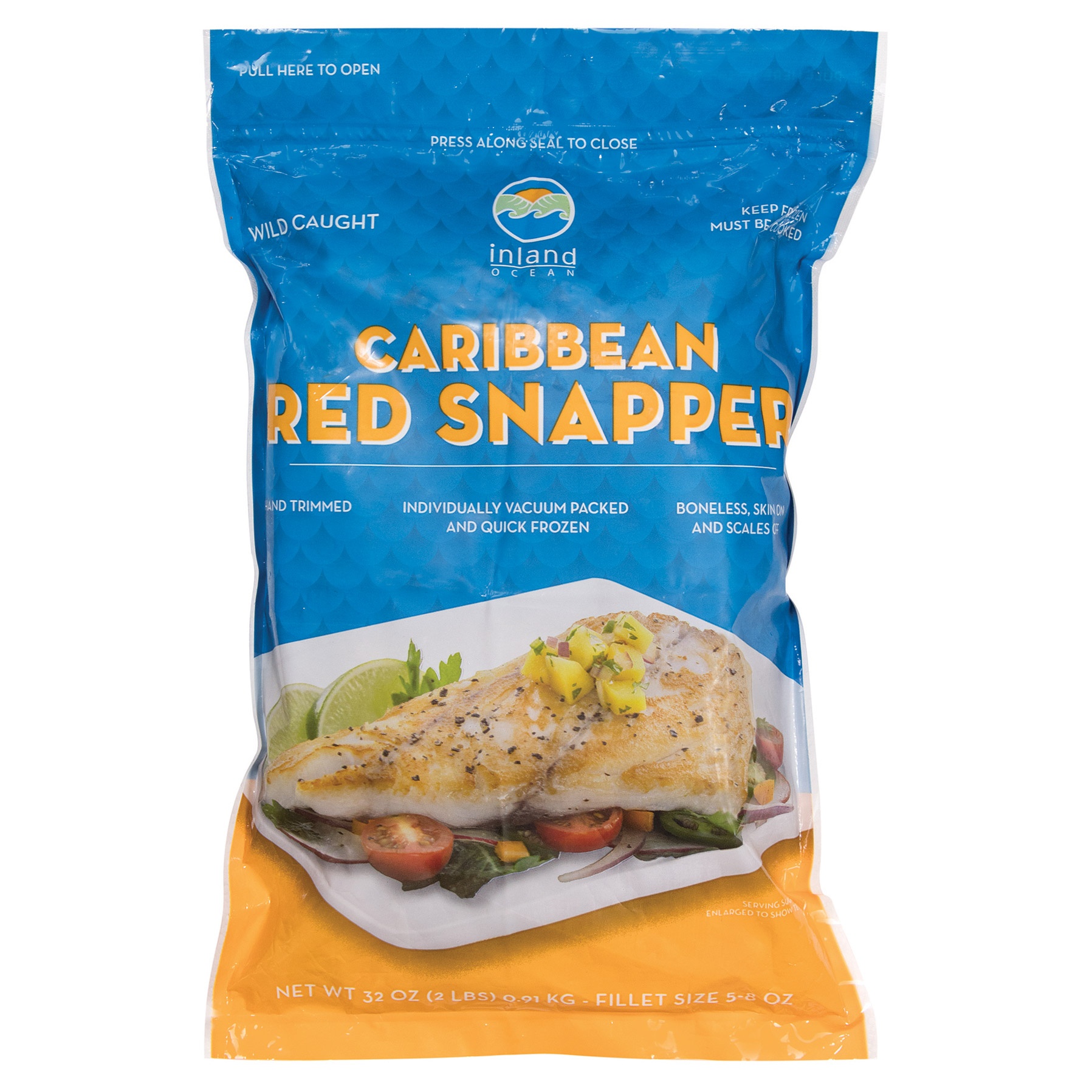 slide 1 of 1, Inland Market Red Snapper Fillets, 