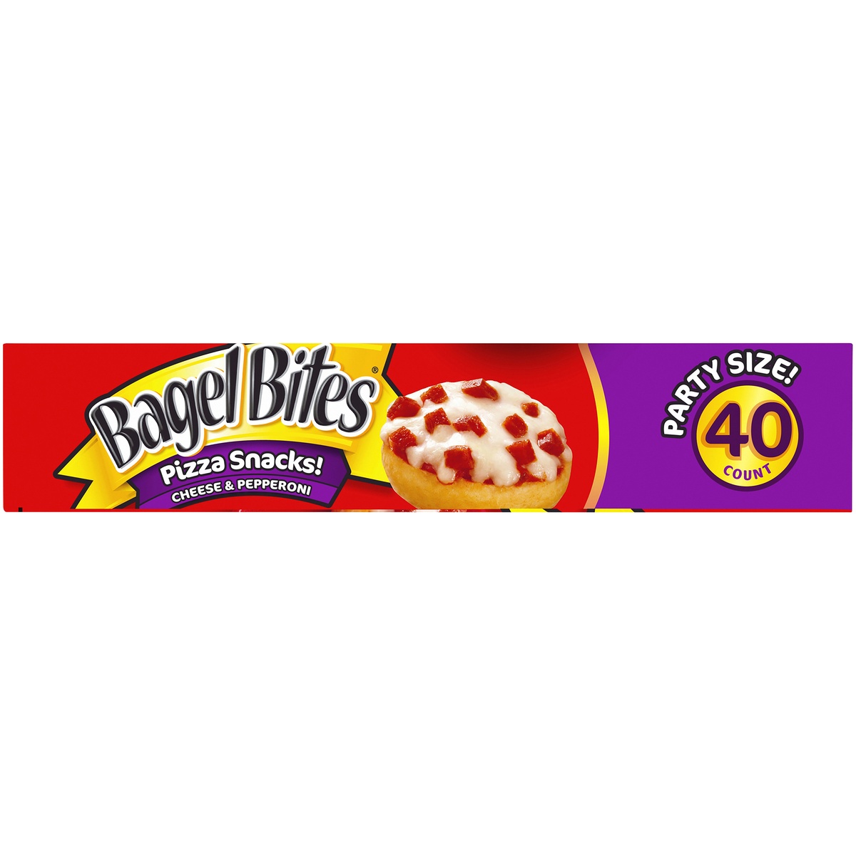 slide 6 of 10, Bagel Bites Cheese & Pepperoni Mini Pizzael Frozen Snacks, 31.1 oz; 40 ct