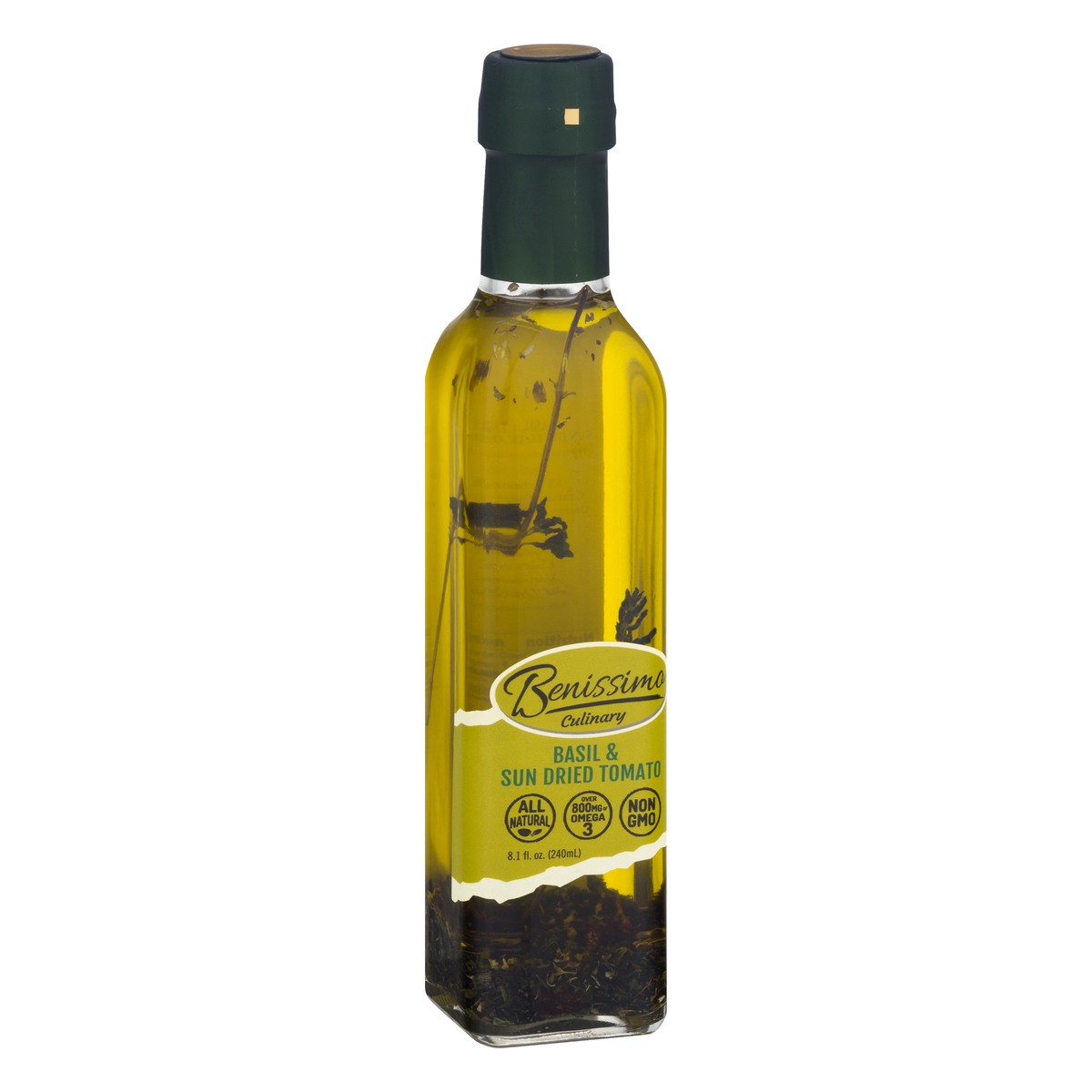 slide 2 of 9, Benissimo Basil Tomato Olive Oil, 8.1 oz