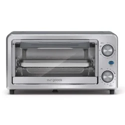 our goods 4 Slice Toaster Oven - Stainless Steel