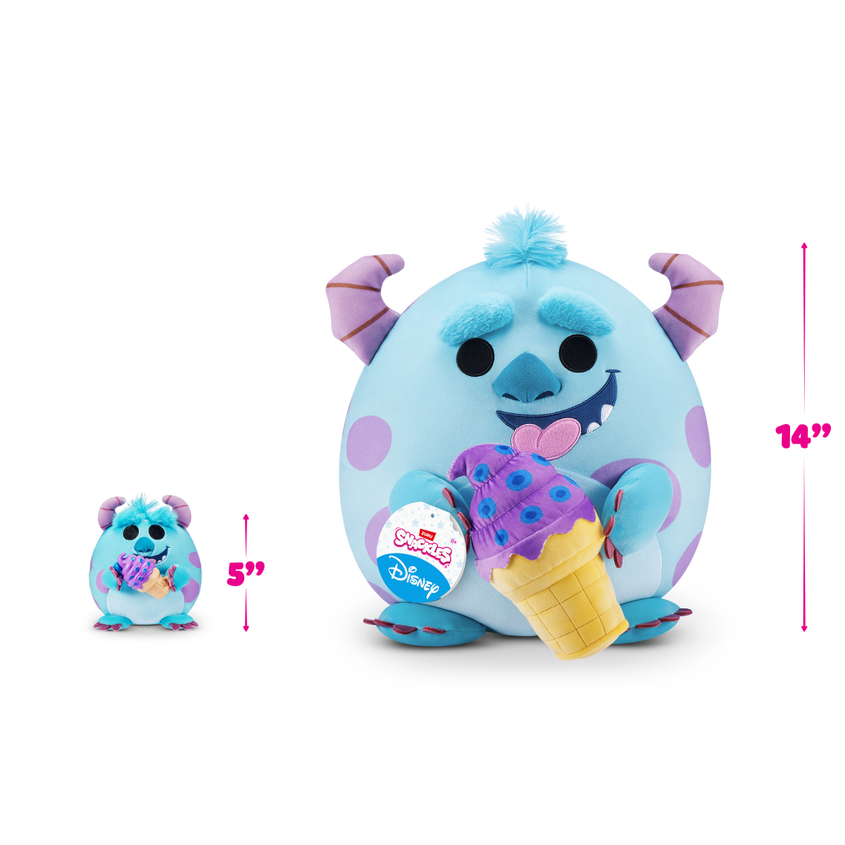 slide 5 of 7, ZURU Snackles Disney 5-inch Plush by ZURU, 1 ct