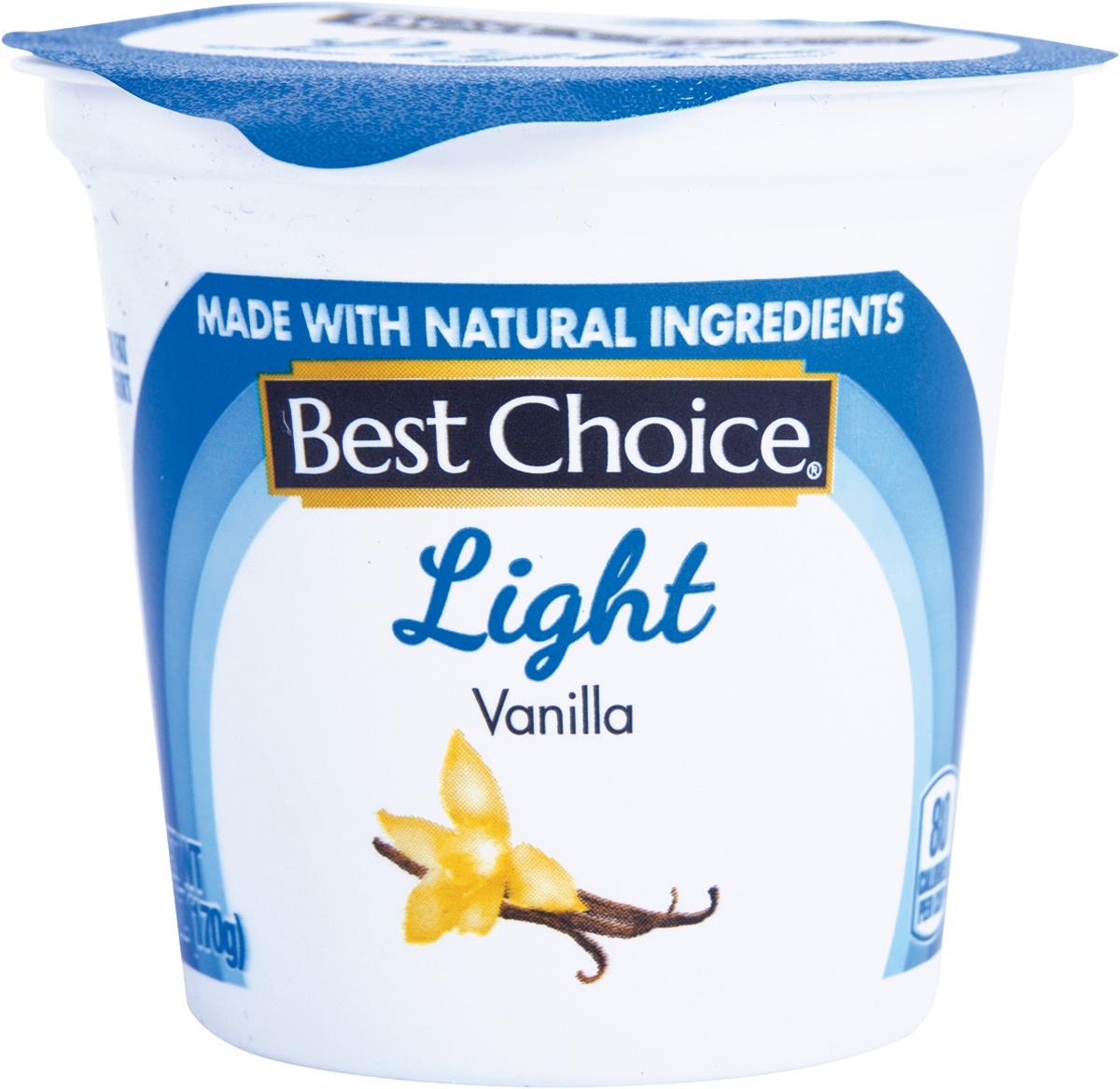 slide 1 of 1, Best Choice Light Yogurt Vanilla, 6 oz