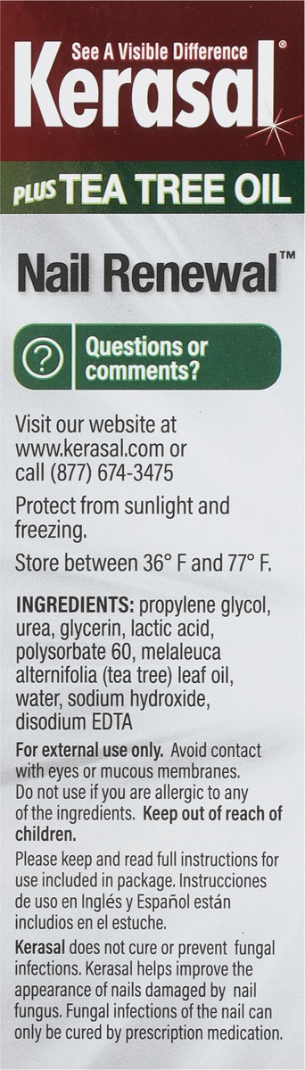 slide 8 of 9, Kerasal Plus Tea Tree Oil Nail Renewal 0.33 fl oz, 0.33 fl oz