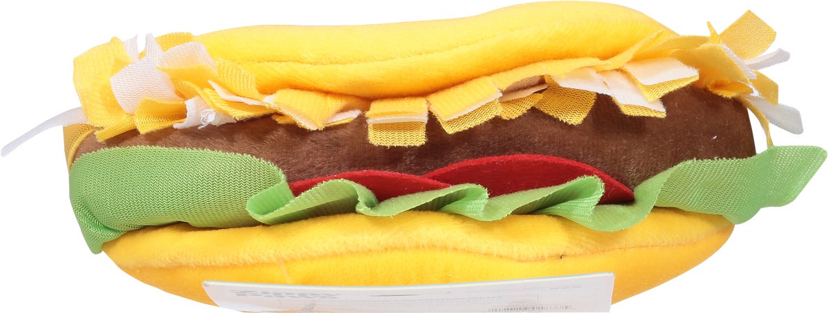 slide 3 of 12, Zippy Paws Nomnomz Taco Squeaky Plush Dog Toy 1 ea, 1 ct
