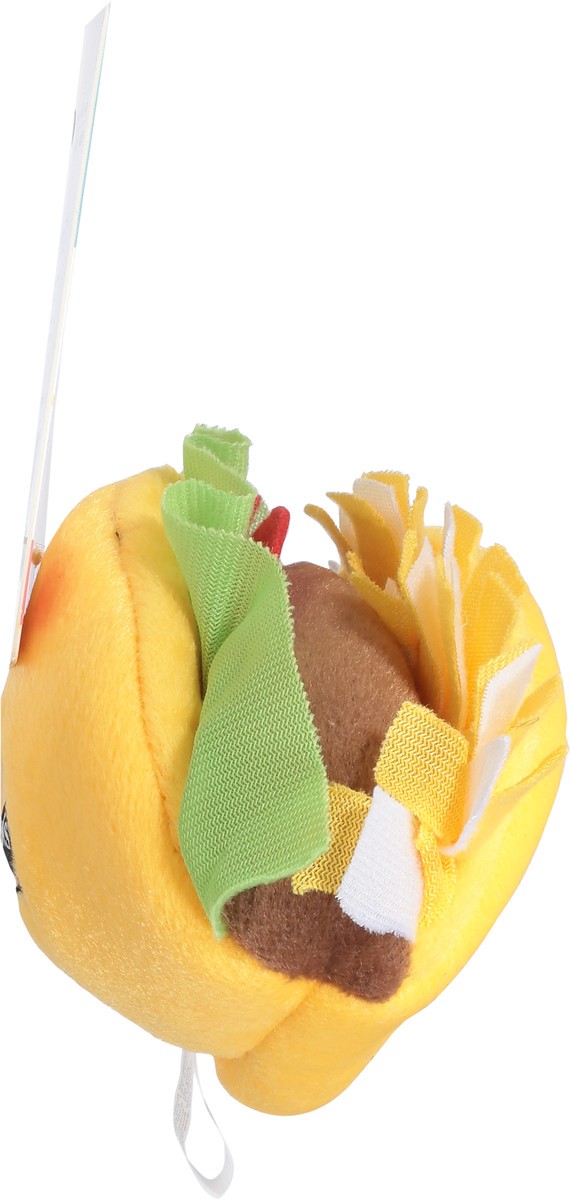 slide 10 of 12, Zippy Paws Nomnomz Taco Squeaky Plush Dog Toy 1 ea, 1 ct