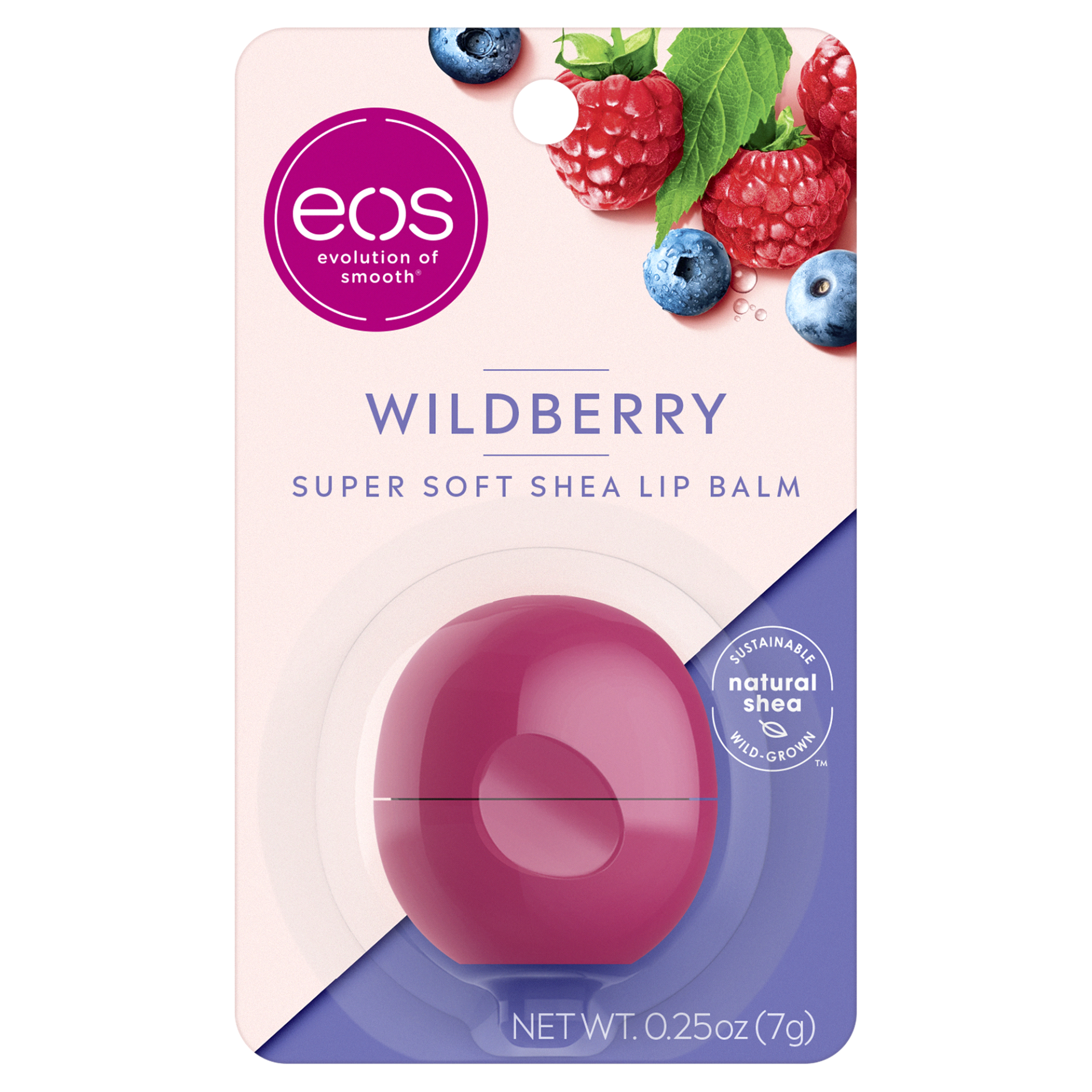 slide 1 of 1, eos Organic Wildberry Lip Balm, 25 oz