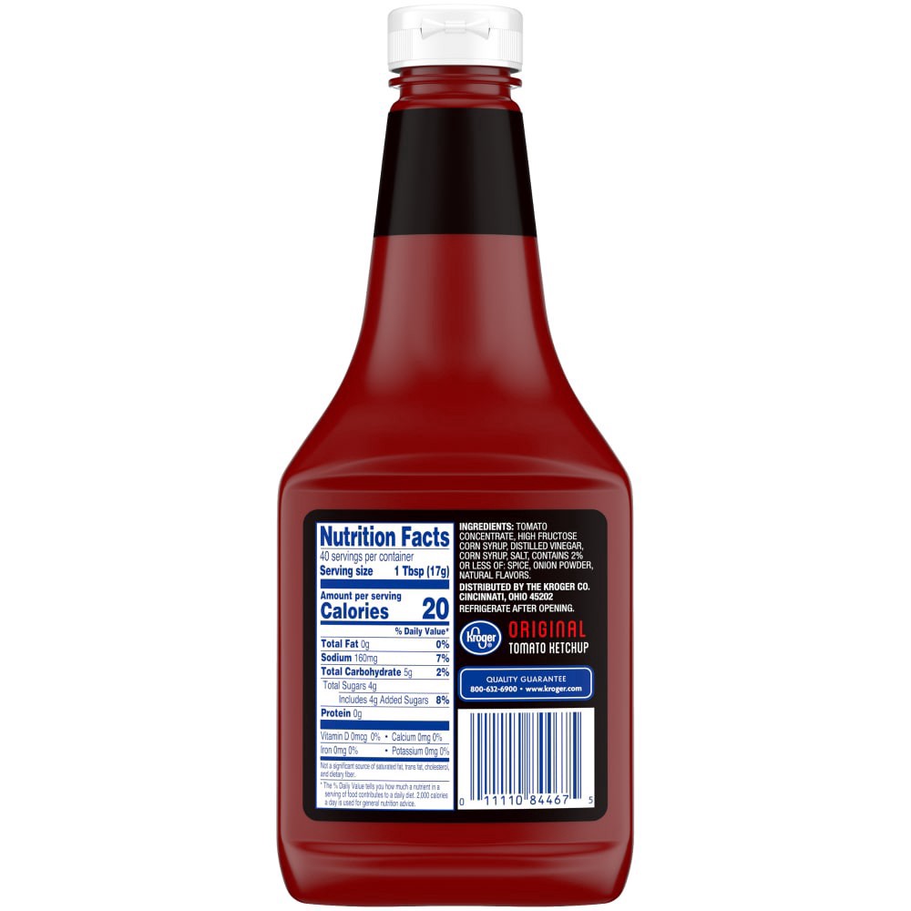 slide 3 of 6, Kroger Original Tomato Ketchup - 24 oz, 24 oz