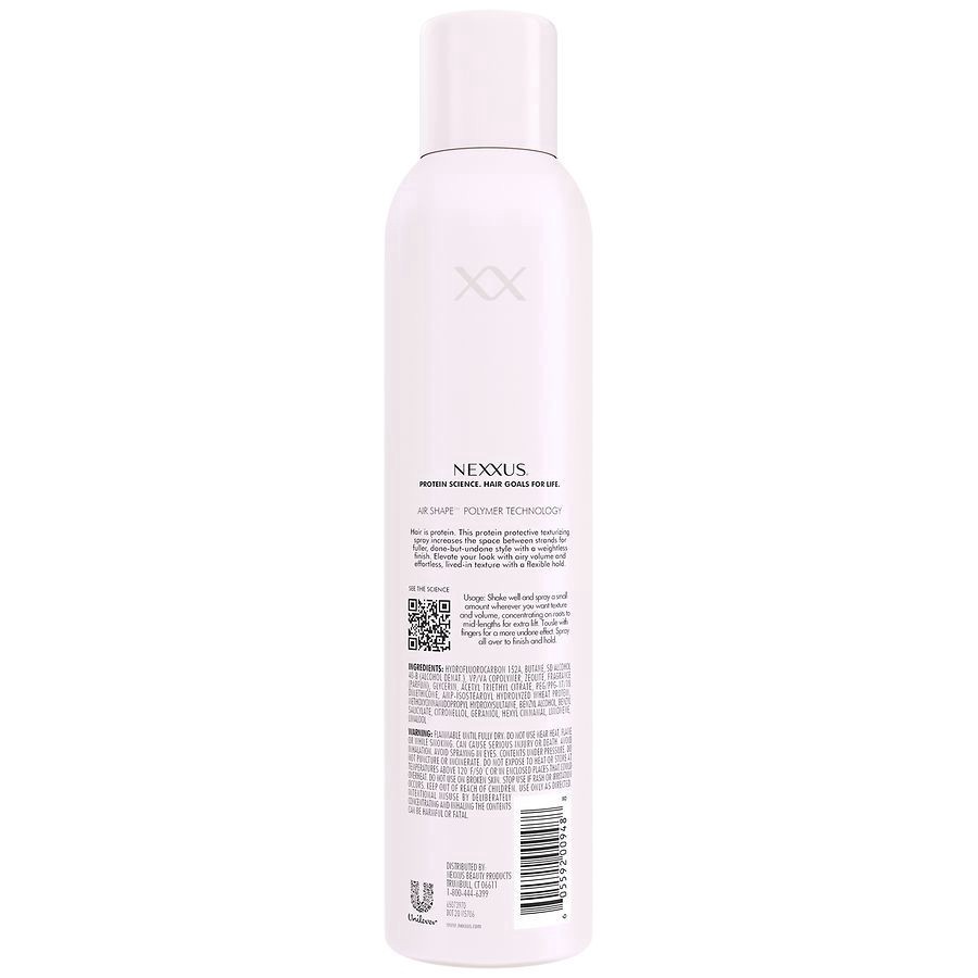 slide 4 of 5, Nexxus Air Shape Styling Spray, Workable Hold, 6.2 oz