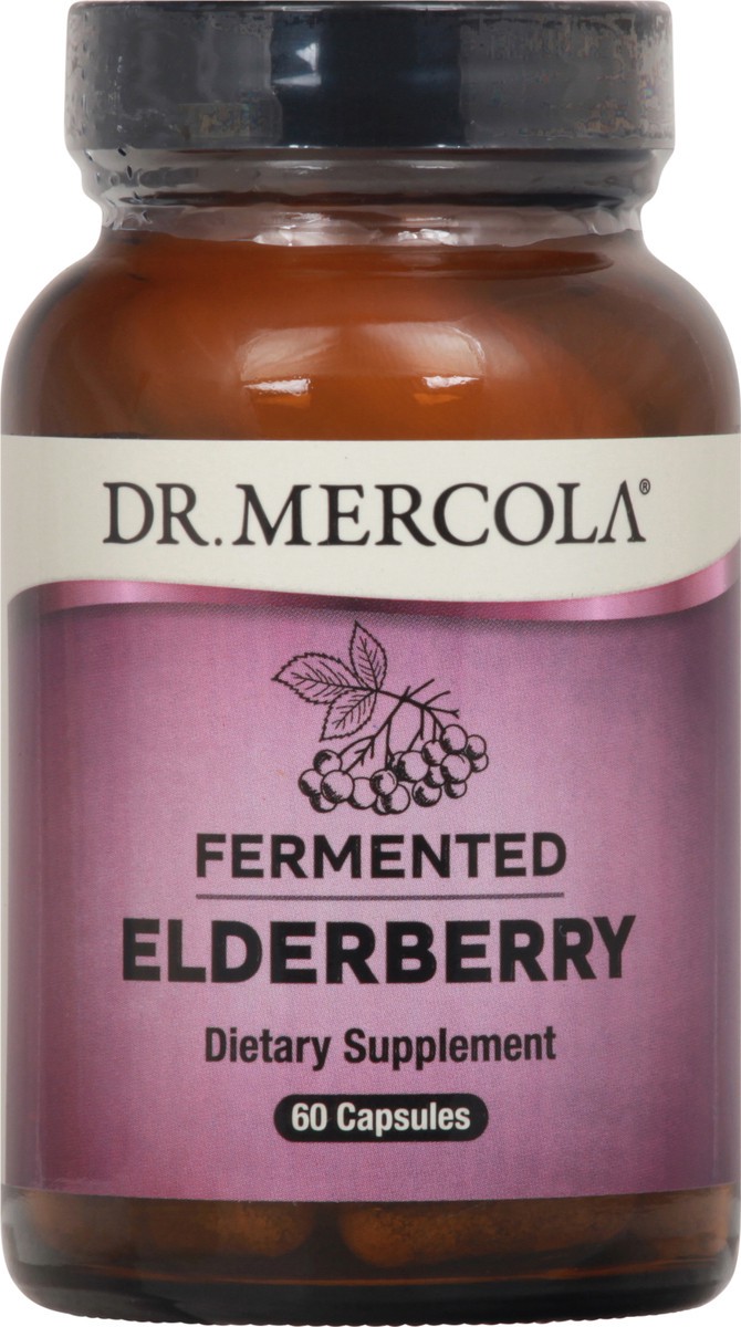 slide 1 of 9, Dr. Mercola Capsules Fermented Elderberry 60 ea, 60 ct