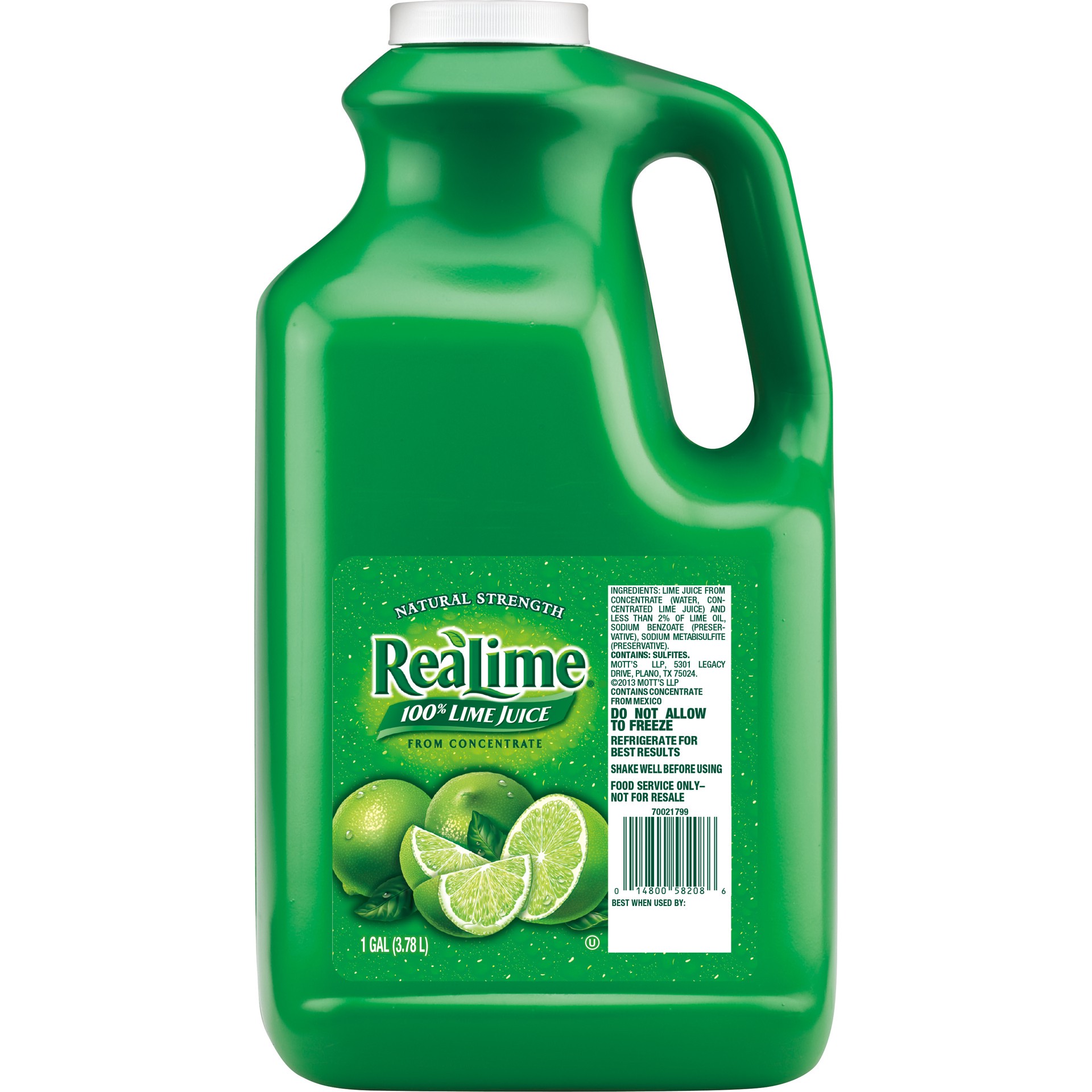 slide 2 of 2, ReaLime 100% Lime Juice- 1 gal, 1 gal