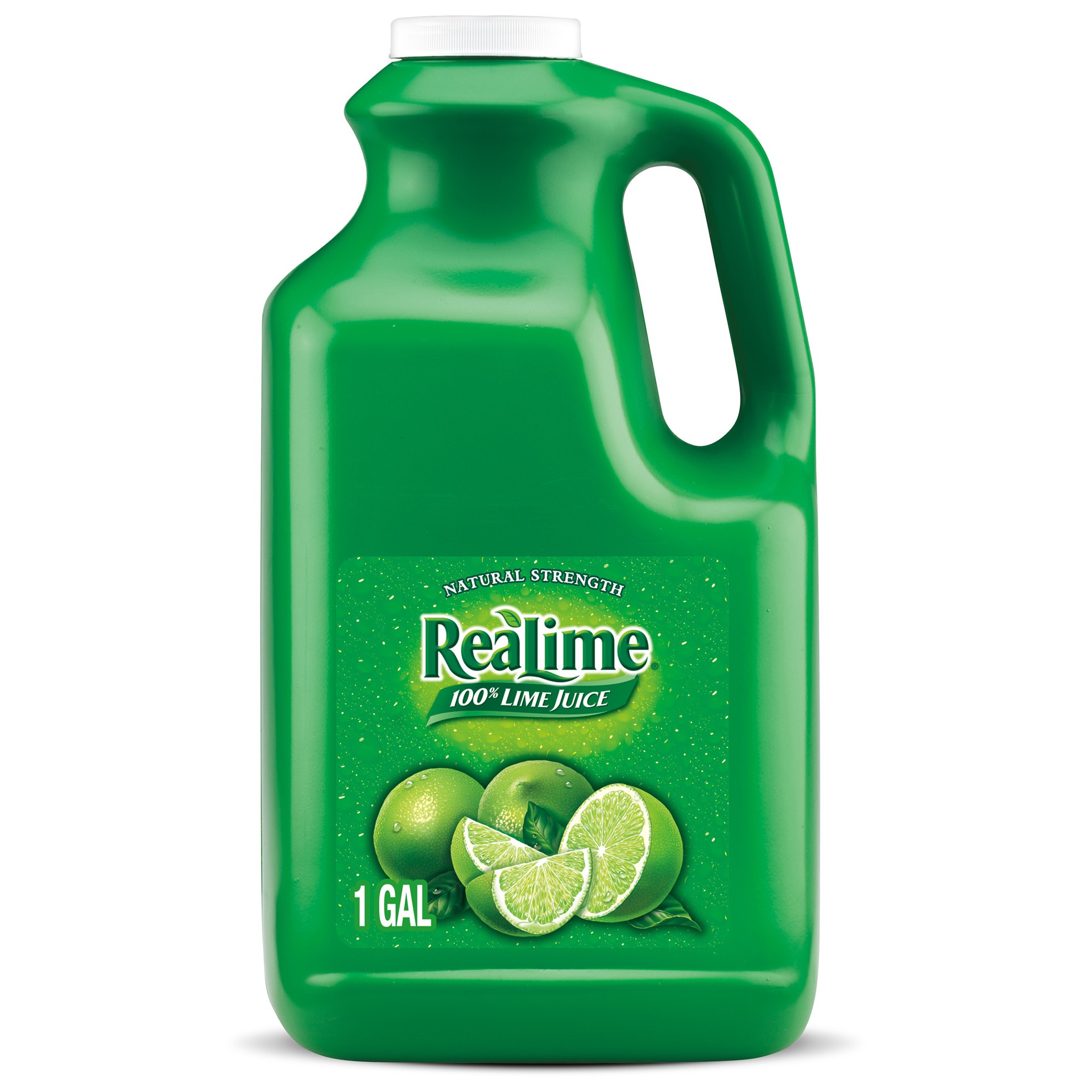slide 1 of 2, ReaLime 100% Lime Juice, 1 gal bottle, 1 gal