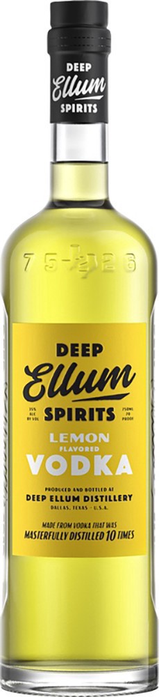 slide 1 of 1, Deep Ellum Vodka - Lemon 6/Cs, 750 ml