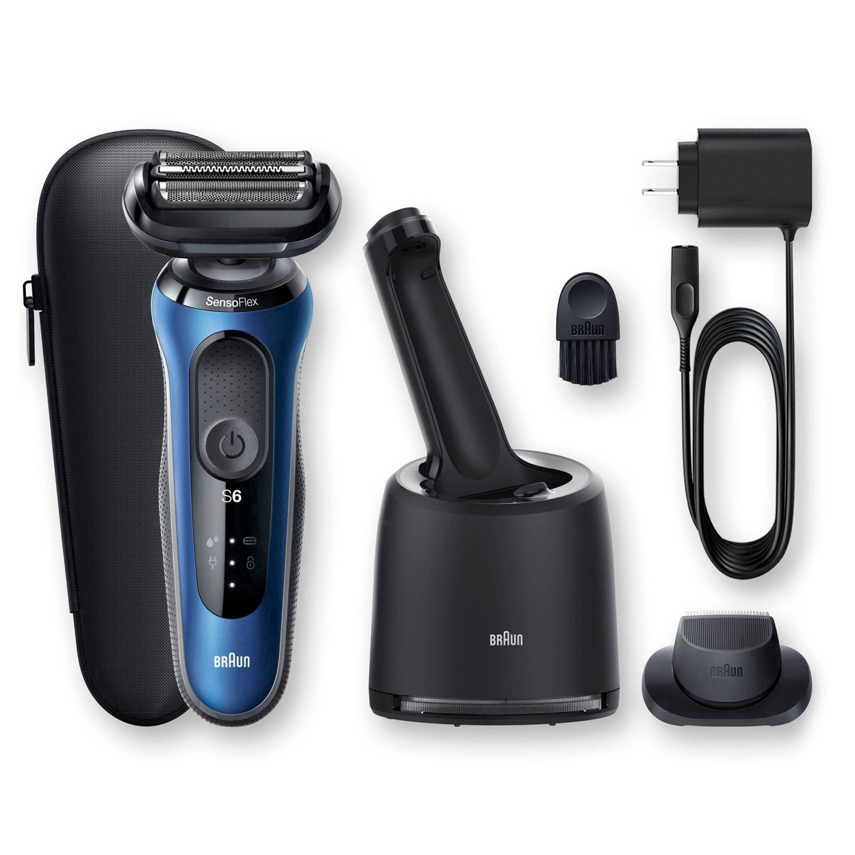 slide 27 of 42, Braun Series 6-6072cc Men's Rechargeable Wet & Dry Electric Foil Shaver System, 1 ct