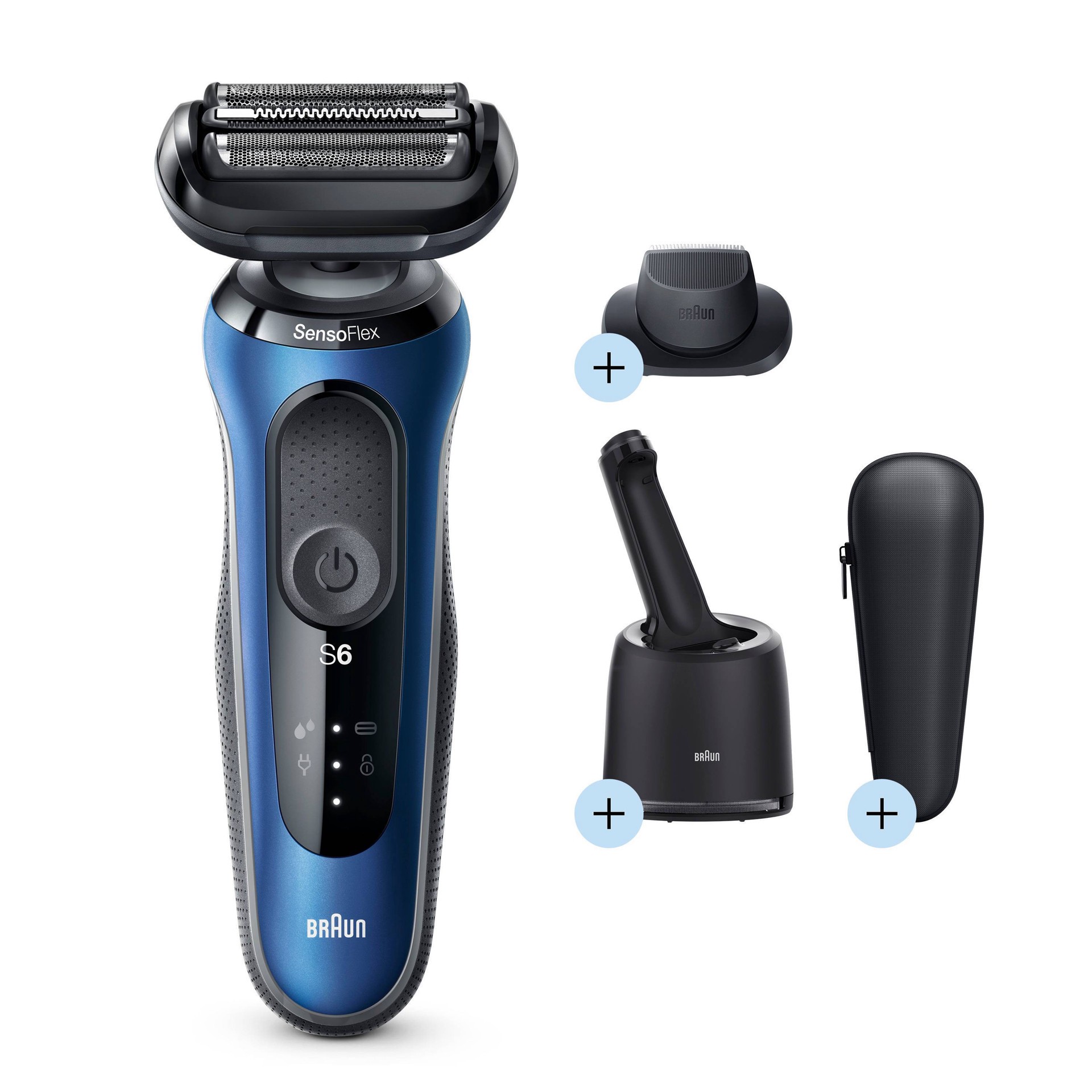 slide 1 of 7, Braun Series 6-6072cc Men's Rechargeable Wet &; Dry Electric Foil Shaver System, 1 ct
