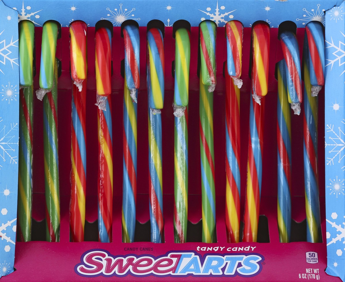 slide 4 of 4, SweeTARTS Candy Canes, 6 oz