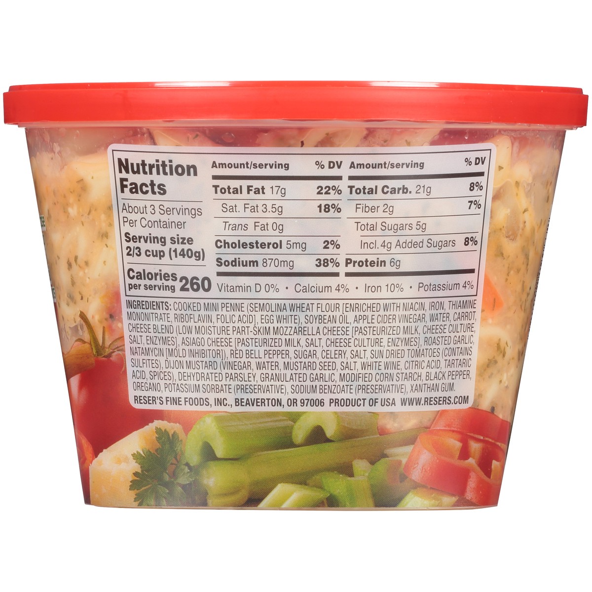 slide 3 of 7, Reser's Pasta Salad, 16 oz