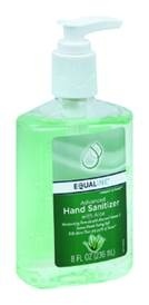 slide 1 of 1, Equaline Aloe Hand Sanitizer, 8 oz