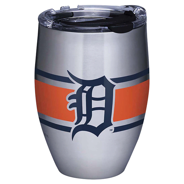 slide 1 of 1, Tervis MLB Detroit Tigers Stripes Stainless Tumbler with Travel Lid, 12 oz
